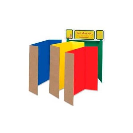 Pacon Corporation Pacon Single Walled Presentation Board, 48" x 36", Assorted, 4/Set 37654